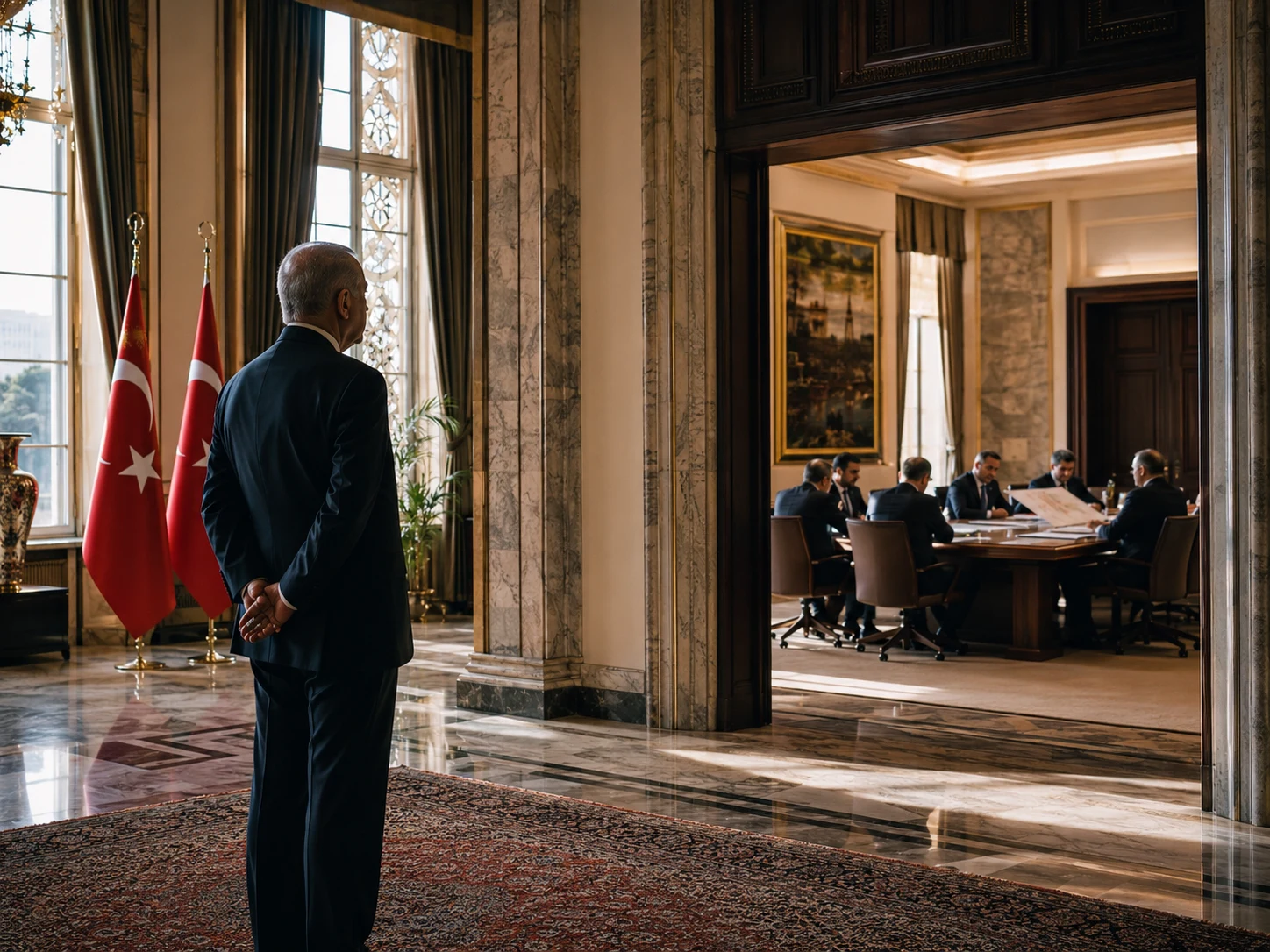Devletin temsil makamı ile icra makamının ayrılığını anlatan görsel