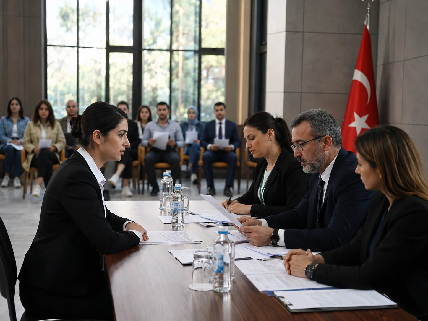 Devlet makamlarına eşit ve açık erişimi anlatan değerlendirme görseli
