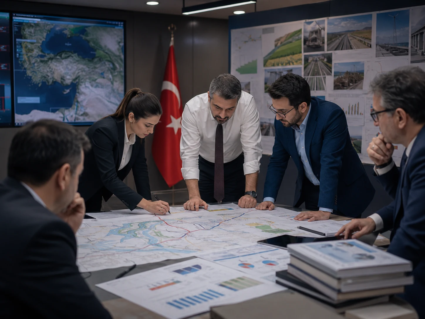 Uzun vadeli devlet planlamasını anlatan çalışma görseli
